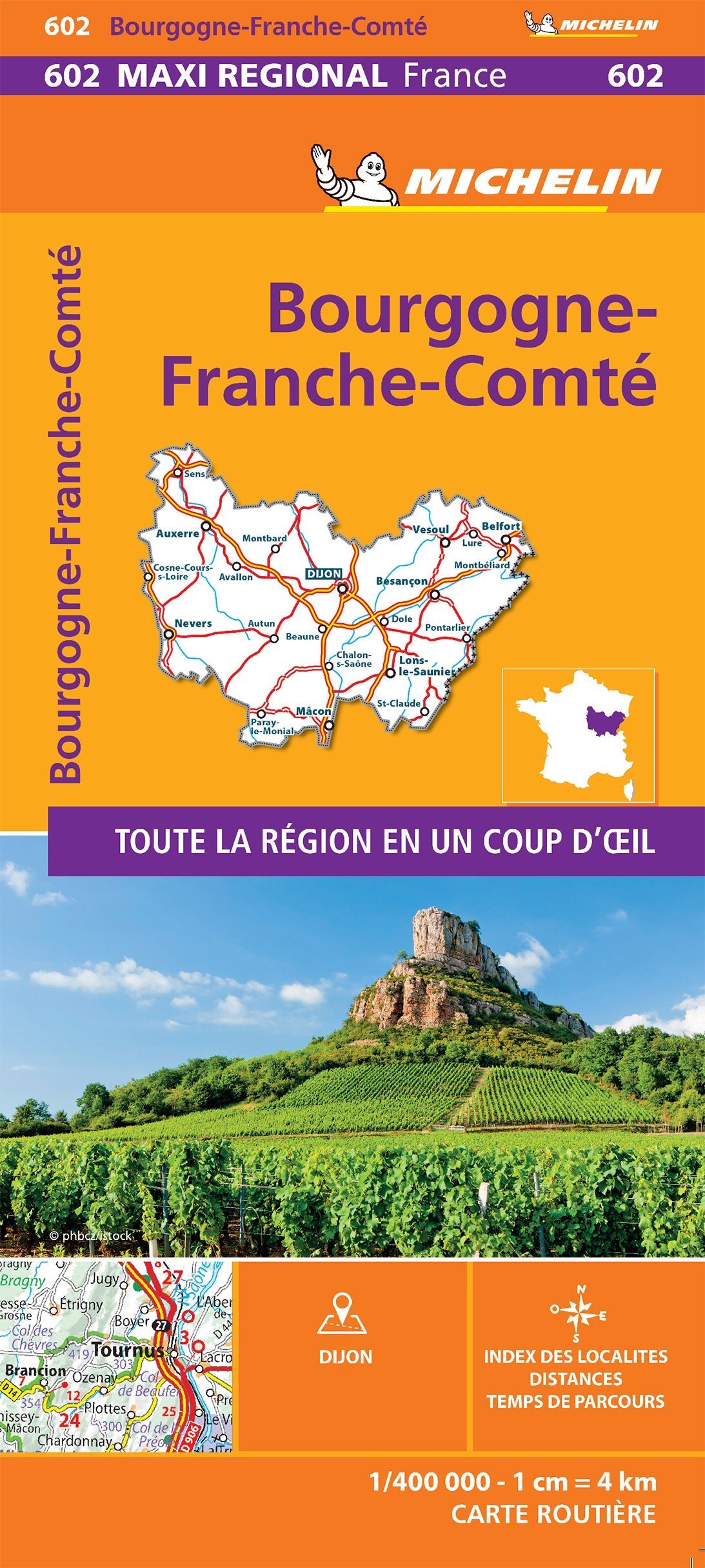 Bourgogne Franche Comté Map By Michelin Avenza Maps 0028