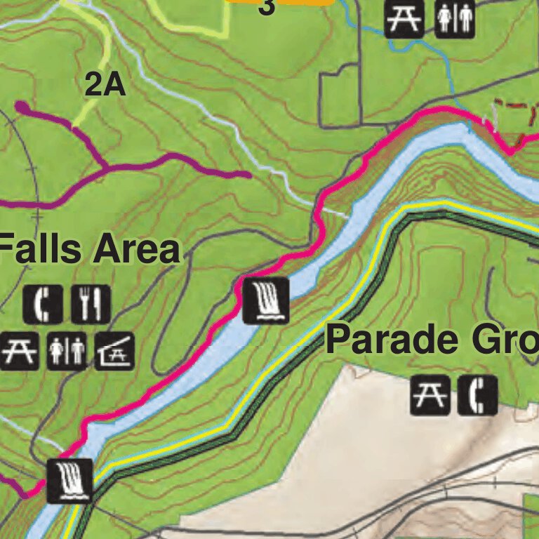 Letchworth State Park Trail Map South Map By New York State Parks   New York State Parks Letchworth State Park Trail Map South Digital Map 35915867160732 