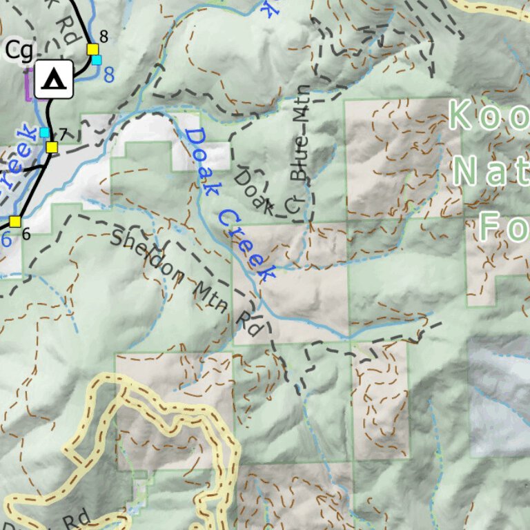 Kootenai River Libby Dam To Kootenai Falls Map By Off The Grid Maps   Off The Grid Maps Kootenai River Libby Dam To Kootenai Falls Digital Map 34275845570716 