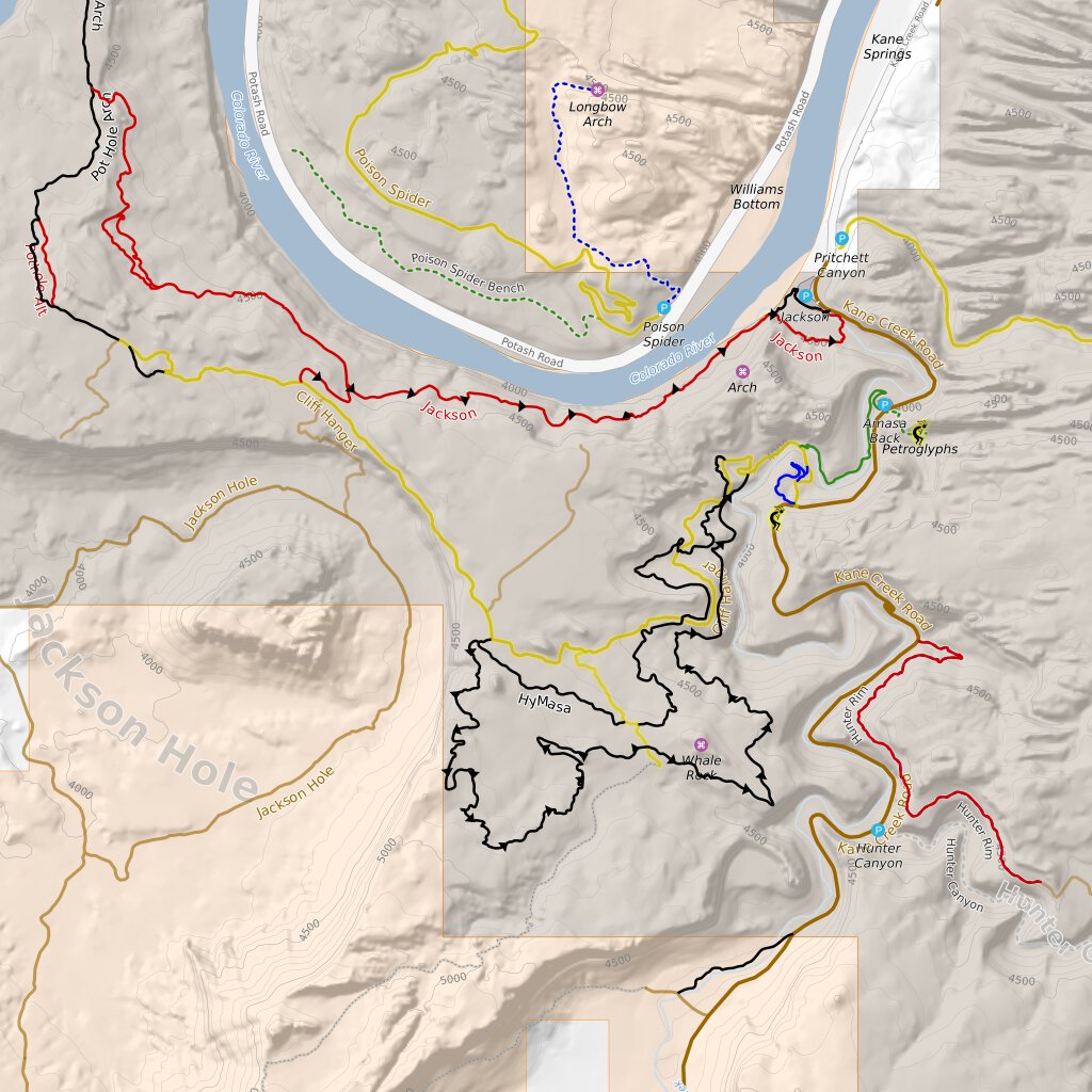Moab Mtb Hike And 4x4 Map By Orbital View Inc Avenza Maps