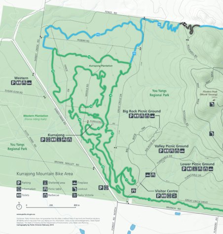 Parks Victoria You Yangs Regional Park Kurrajong Mountain Bike Area Digital Map 35915949080732 ?v=1680594437