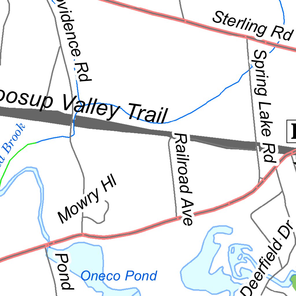 Moosup Valley State Park map by State of Connecticut DEEP Avenza Maps