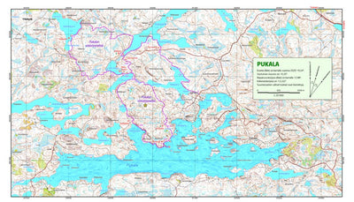 Pukala 1:20 000 map by Tapio Palvelut Oy / Karttakeskus - Avenza Maps |  Avenza Maps