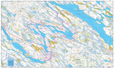 Ruunaan retkeilyalue 1:25 000 map by Tapio Palvelut Oy / Karttakeskus -  Avenza Maps | Avenza Maps