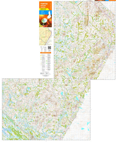 Tuntsa Naruska Tulppio, Topokartta 1:50 000 map by Tapio Palvelut Oy /  Karttakeskus - Avenza Maps | Avenza Maps