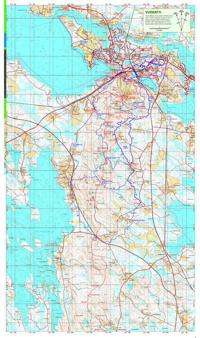 Vuokatti 1:25 000 map by Tapio Palvelut Oy / Karttakeskus - Avenza Maps |  Avenza Maps