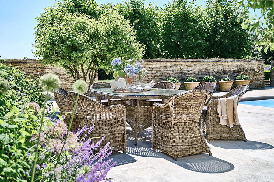 rattan outdoor dining furniture