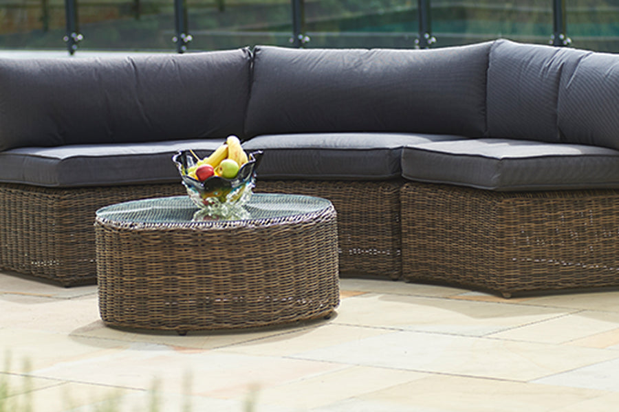 4 piece wicker sofa set