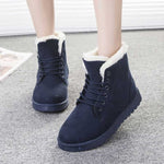 Load image into Gallery viewer, Women Boots Winter Warm Snow Boots Women Faux Suede Ankle Boots For Female Winter Shoes Botas Mujer Plush Shoes Woman WSH3132
