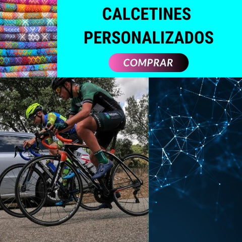 Calcetines personalizados de ciclismo