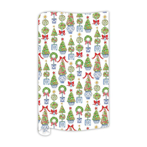 Watercolor Buffalo Check Red Wrapping Paper – RosanneBECK Collections