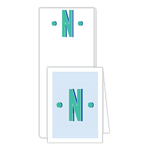 Color Block Monogram B Notepad – RosanneBECK Collections