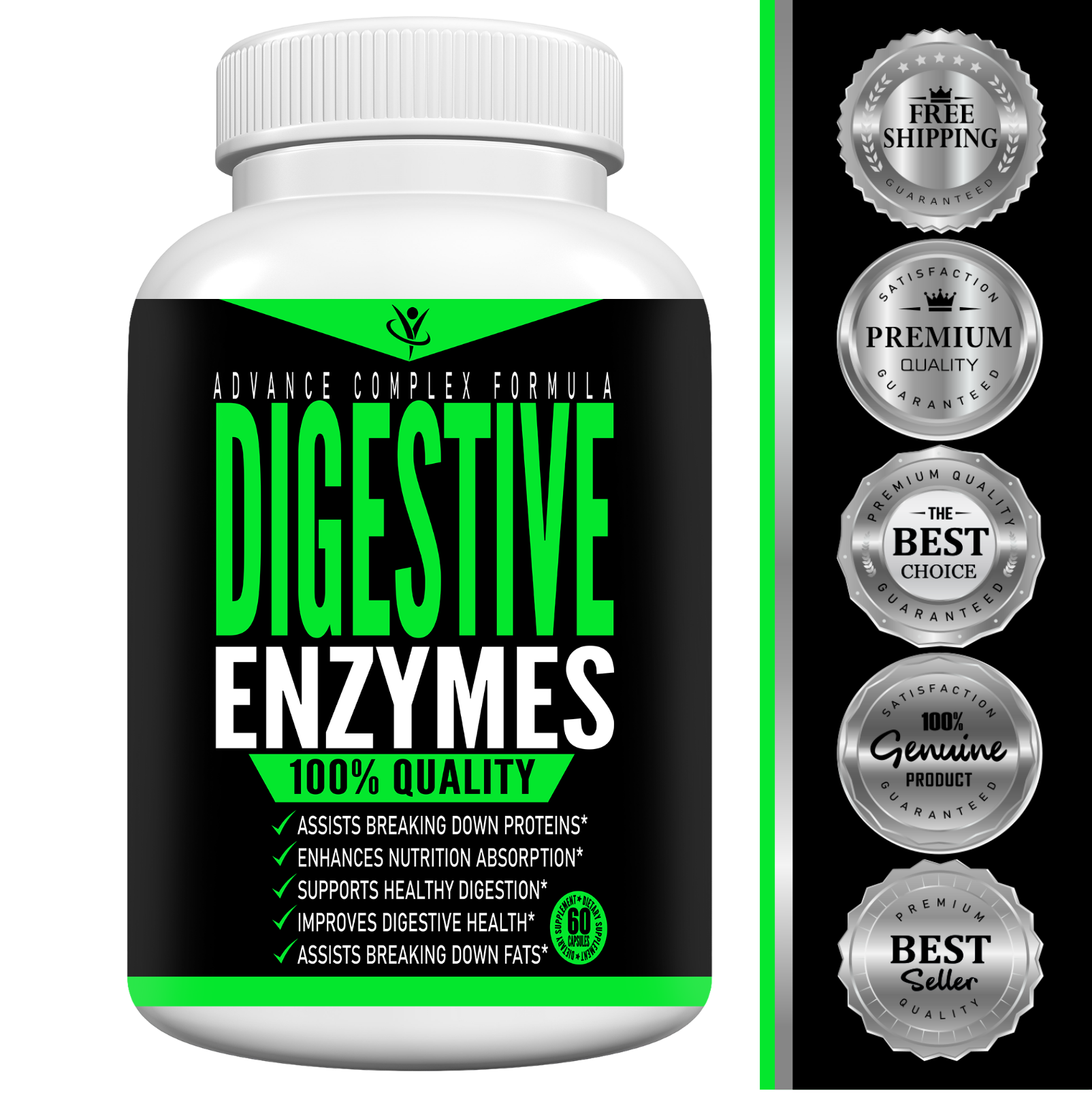 Enzymes Capsules Total Boosters