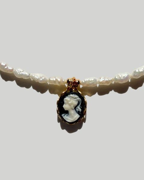 Vintage Victorian Cameo Necklace | KARO KORU