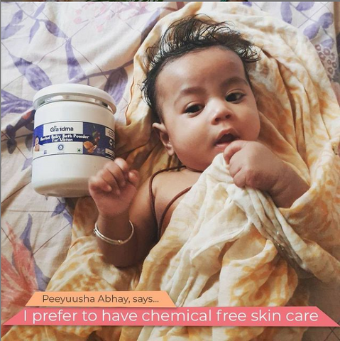 herbal skin brightening baby bath powder