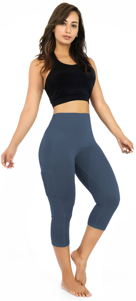 Buttery Soft Capri Leggings with Pockets Warm Sand – Lush Moda