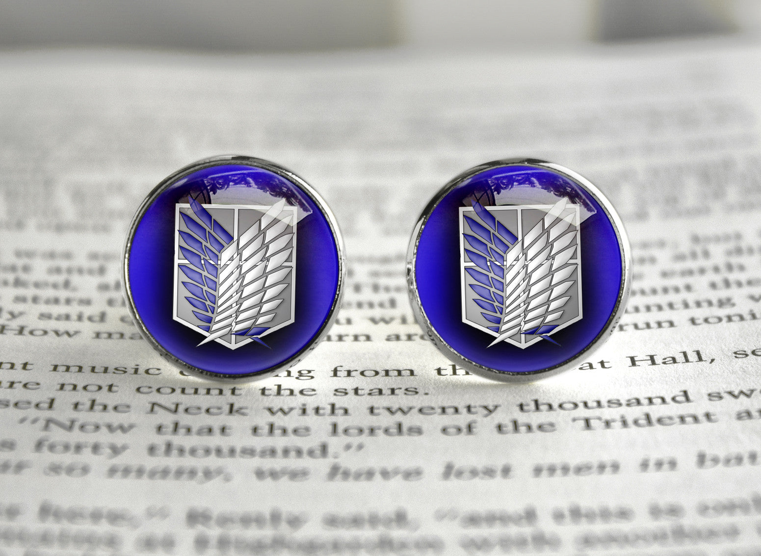 Attack on Titan Shingeki no Kyojin Cufflinks SNK Survey corp / Scoutin