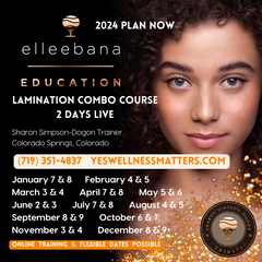 Elleebana Lash and Brow Lamination Combo Course Hands On Training 2024 Colorado Springs, CO