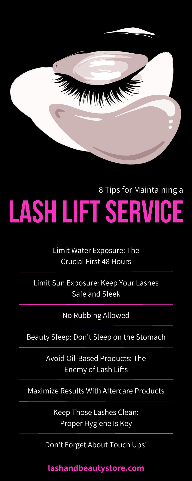 8 Tips for Maintaining a Lash Lift Service