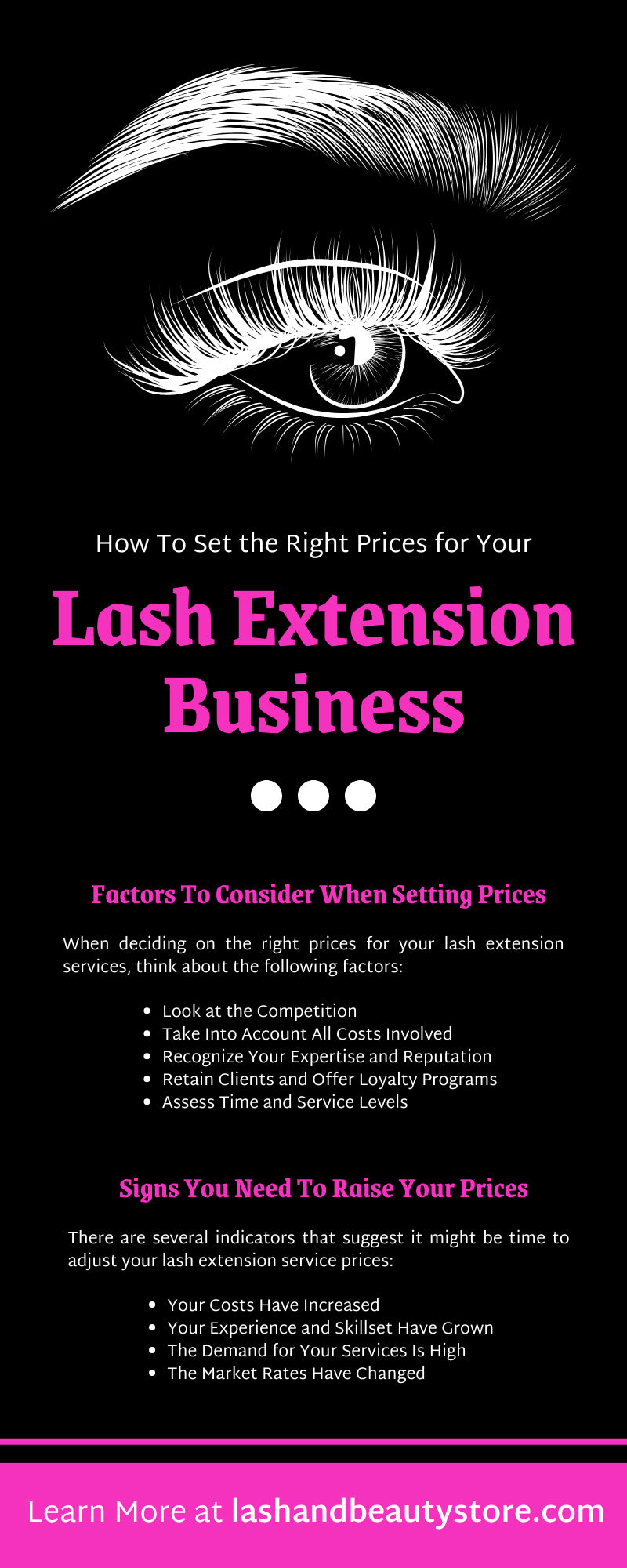 How To Set the Right Prices for Your Lash Extension Business