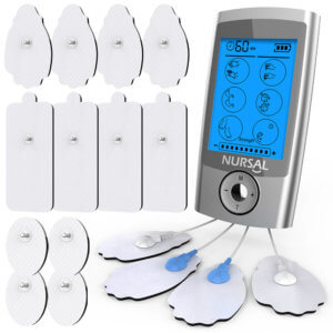 16 Thicker Pads] NURSAL AS1080 EMS TENS Unit Muscle Stimulator – Nursal