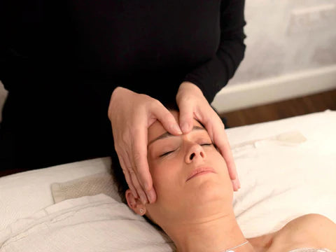 Reiki treatment being performed by team member in Bramhall