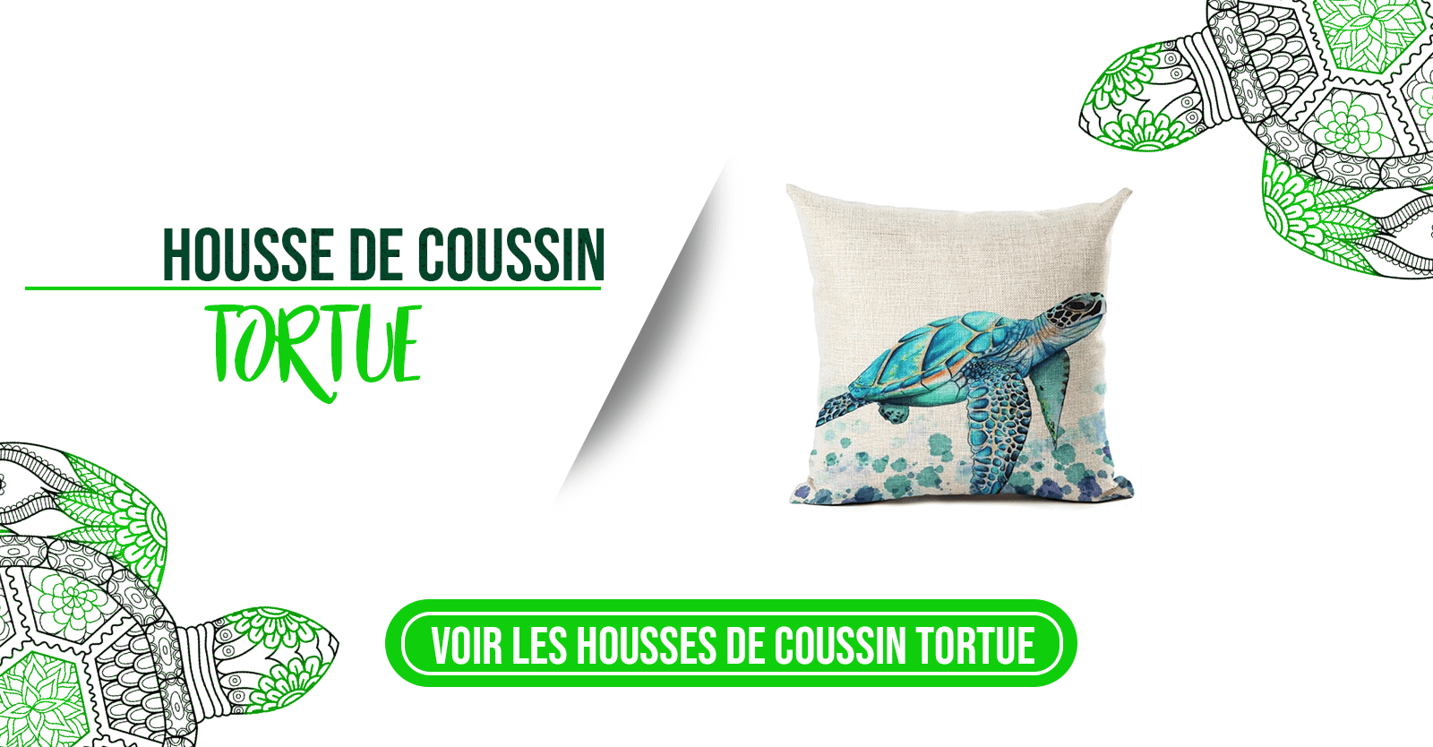 Housse-de-coussin-tortue