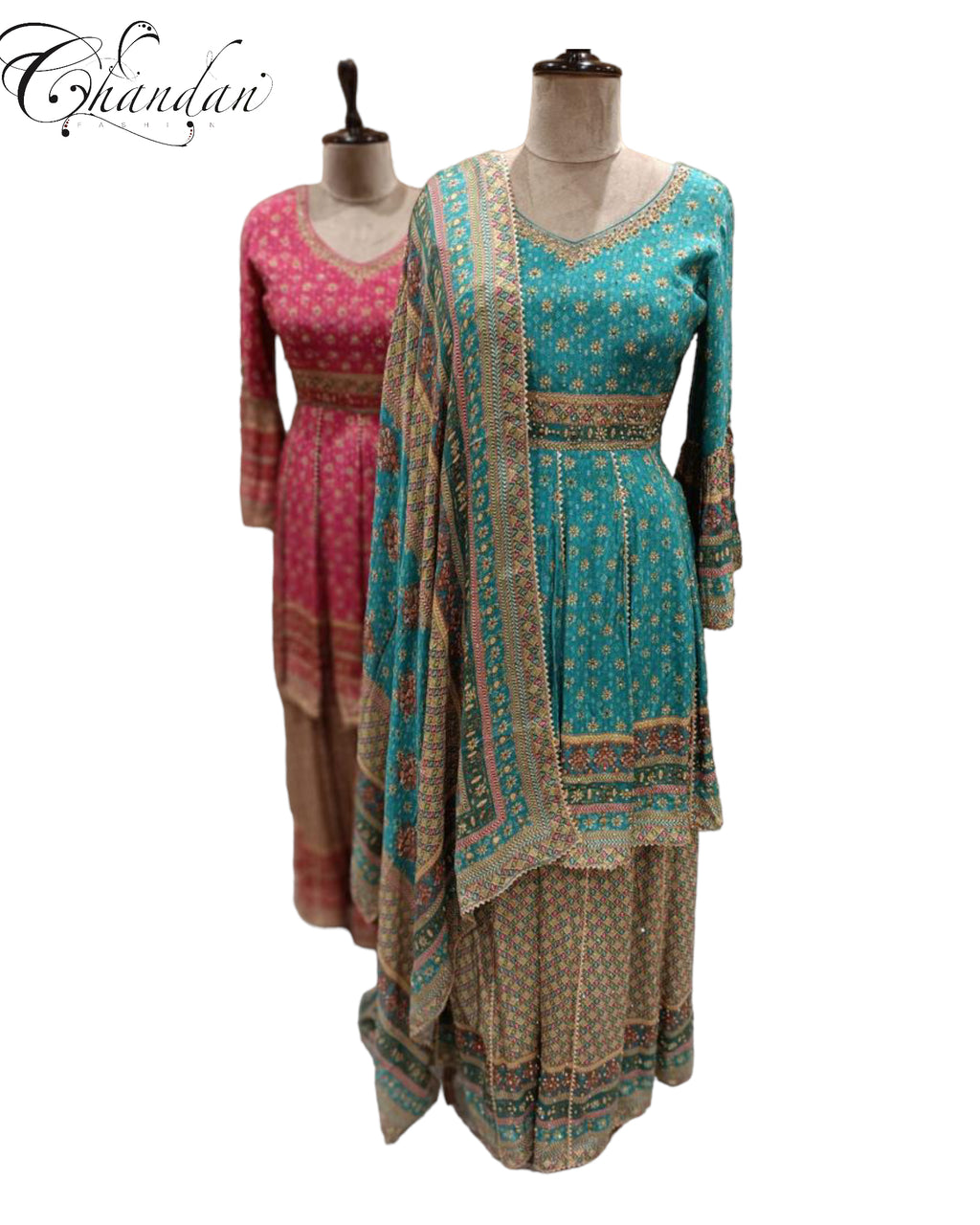 Semi stitched sharara online new arrivals