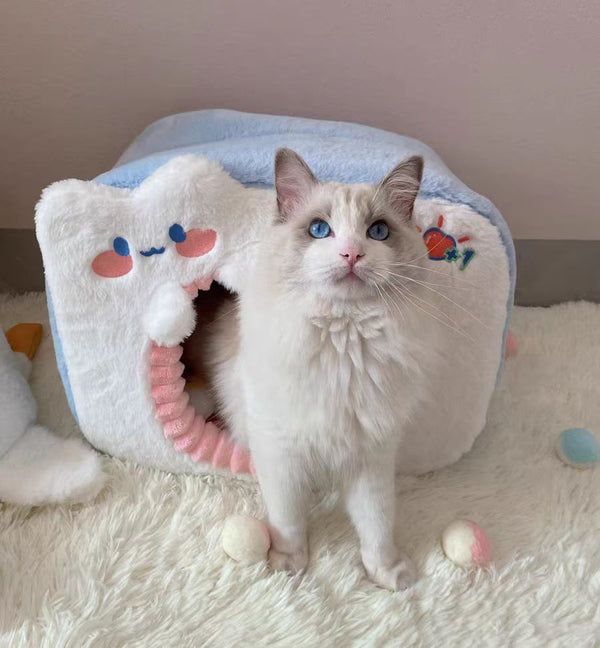Strawberry Milk Carton Cat Bed – CatCo