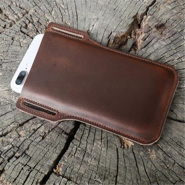 Leather Cell Phone Belt Case
