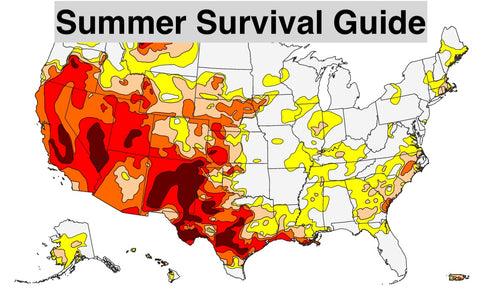 Current Heat Drought Map as of 6/28