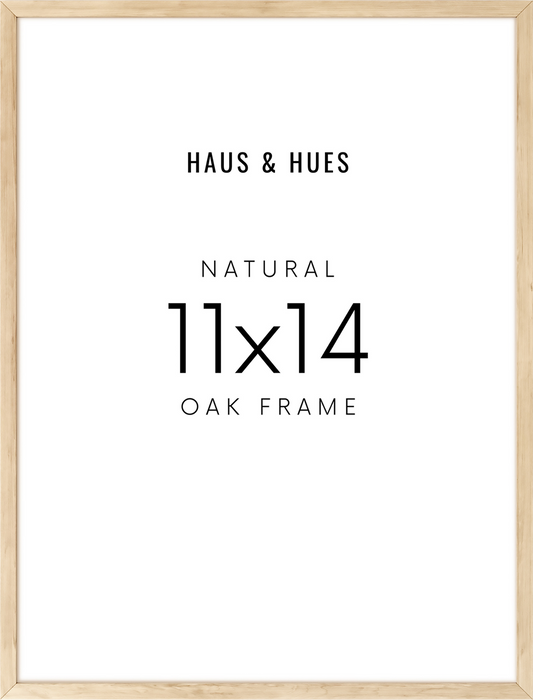 Haus and Hues Solid Oak 4x6 Picture Frame for Wall or Tabletop Set of 6 - Beige Gallery Wall Frames, 4x6 Frames for Pictures, 4x6 Picture Frame Bulk