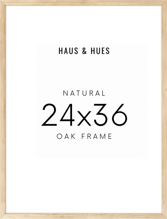 16x20 in, Set of 4, Beige Oak Frame – Haus and Hues