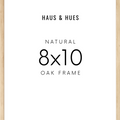 8x10 in, Set of 3, Beige Oak Frame
