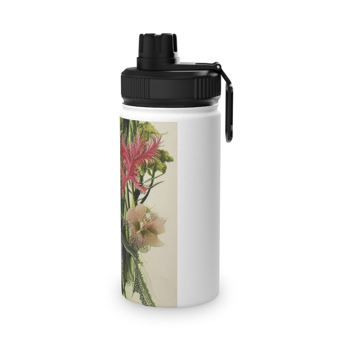 Spectacular Botanical Art From A Master Illustrator Stainless Steel Water Bottle Sports Lid