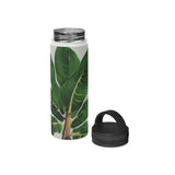 A Beautiful Piece Of Tropical Artwork Stainless Steel Water Bottle Handle Lid - Me By Me