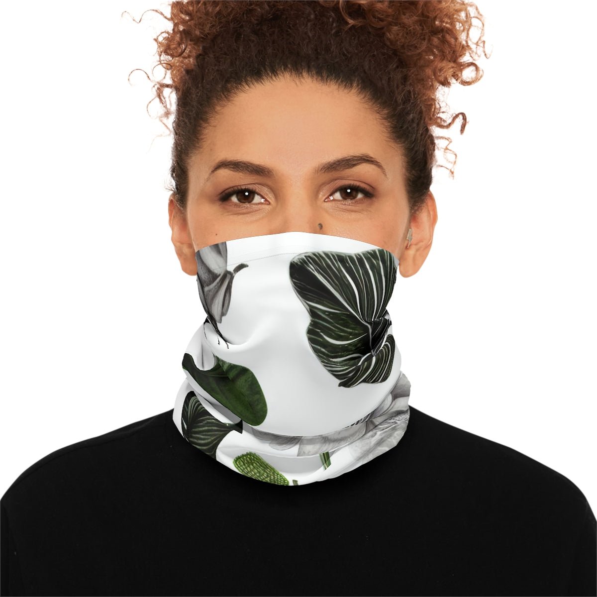 Bring The Beauty Of Nature Indoors With Our Stunning Botanical Design Lightweight Neck Gaiter - Me By Me