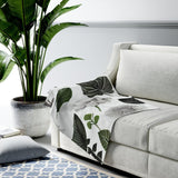 Bring The Beauty Of Nature Indoors With Our Stunning Botanical Design Velveteen Blanket - Me By Me