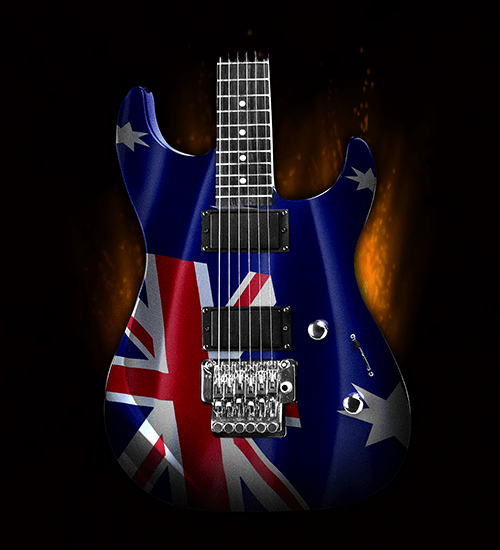 Guitar - Country: AUSTRALIA - Womens - Tshirt - Small to 3XL – Me By Me
