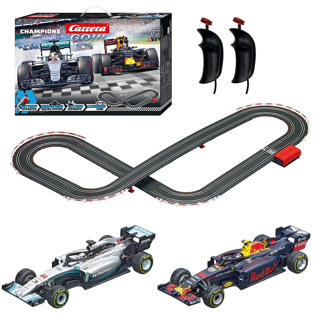 Carrera GO!!! 20063506 Champions 1:43 Scale Slot Car Racing Toy Track –  SPORTS ZONE TOYS & COMICS