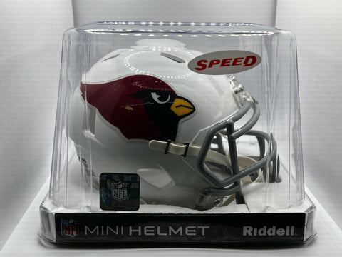  Cardinals - Eclipse Alternate Speed Riddell Mini Football Helmet  - New in Riddell Box : Collectibles & Fine Art