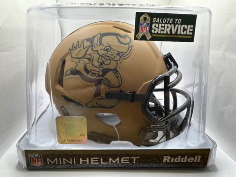 Limited Edition NFL Salute to Service Alternate 2023 Series 2 Riddell Mini  Speed Helmets CHOOSE FROM