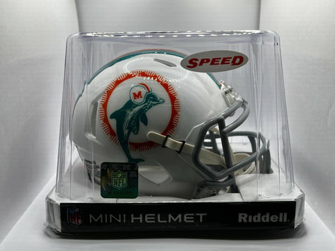 Riddell Miami Dolphins 1980-1996 Throwback Speed Mini Helmet