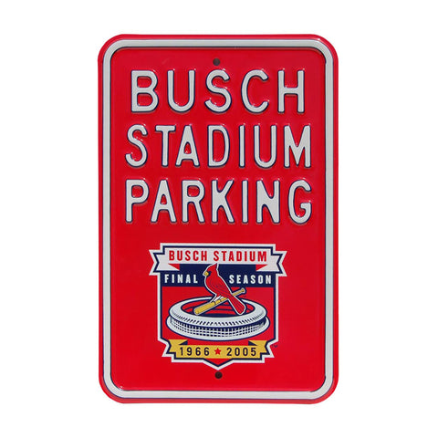 St. Louis Cardinals - ST LOUIS - Embossed Steel Street Sign –  authenticstreetsigns