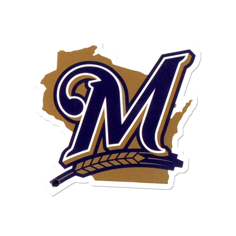 Milwaukee Brewers Barrelman 2019 Precision Cut Decal / Sticker