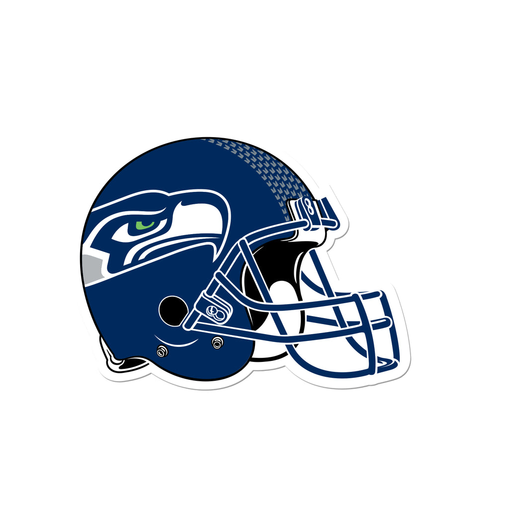 Seattle Seahawks Laser Cut Logo Steel Magnet Helmet Sports Zone Toys Comics