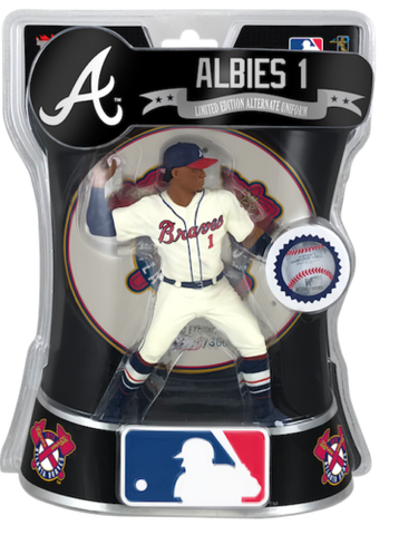 Ozzie Albies Atlanta Braves Forever Collectibles 2023 MLB Hero Bobblehead