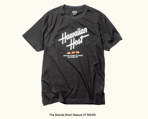 Hawaiian Host x UNIQLO Collab T-Shirt