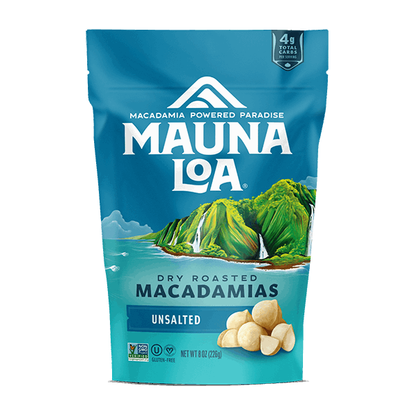 Flavored Macadamias - Unsalted Medium Bag - Hawaiian Host X Mauna Loa product image