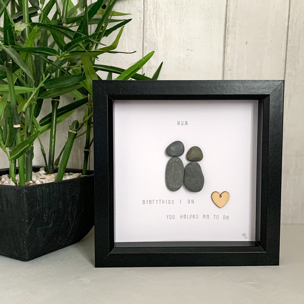 Mum Mother Pebble Art Picture Bespoke Handmade Always My Mum, Forever My  Friend Personalised Gift Idea